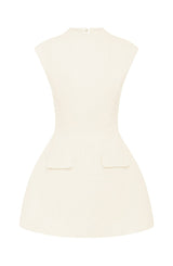 Blake Mini Dress - ivory