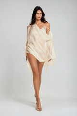 Bada Drape Blouse Two Piece Set