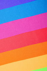 Striped Jersey Maxi Dress in Purple