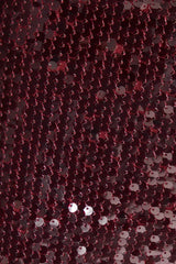 stephanie wine sequin mini dress