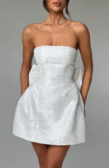 Elenora Mini Dress - Ivory