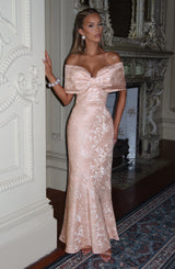 Emberly Maxi Dress - Soft Peach