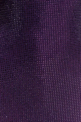 modesty sequin Mesh Back Maxi Dress - Purple