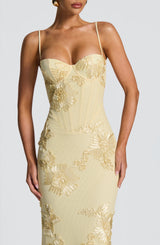 Nefertiti Maxi Dress - Lemon