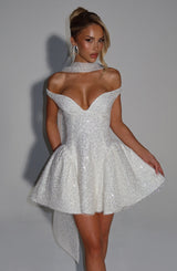 claire Mini Dress - Ivory