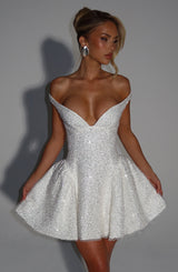 claire Mini Dress - Ivory