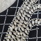 LONG SLEEVE EMBROIDERED MINI DRESS IN BLACK DRESS STYLE OF CB