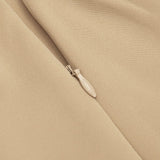 ONE-SHOULDER MERMAID MIDI DRESS IN KHAKI DRESS sis label