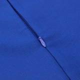 LONG SLEEVES STRAPLESS MIDI DRESS IN BLUE styleofcb