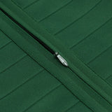 BANDAGE LONG SLEEVE MINI DRESS IN GREEN styleofcb