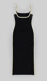 BANDAGE BACKLESS MIDI DRESS IN BLACK Dresses styleofcb