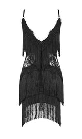 TASSEL LACE MINI DRESS IN PINK Dresses styleofcb