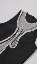CUT OUT CRYSTAL MINI DRESS Dresses styleofcb