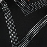 BANDAGE DIAMOND MINI DRESS IN BLACK Dresses styleofcb