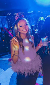 FEATHER TOPS IN LAVENDER Clothing styleofcb