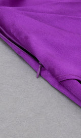 ONE SHOULDER BODYCON MIDI DRESS IN PURPLE Dresses styleofcb