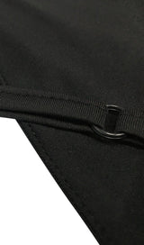 LACE SEE-THROUGH DIAMONDS MAXI DRESS IN BLACK styleofcb