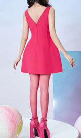 PINK BOWKNOT STRAPPY MINI DRESS Oh CICI