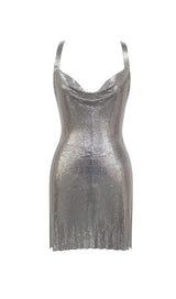 SERENITY SILVER COPPER MESH DRESS Dresses styleofcb