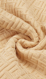 SLEEVELESS V NECK MINI DRESS IN APRICOT Dresses styleofcb