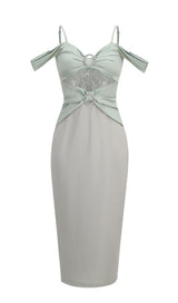 CUT OUT STRAP MAXI DRESS styleofcb