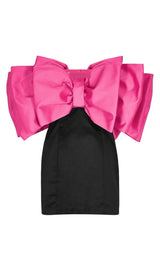 SEXY BOWKNOT STRAPLESS MINI DRESS styleofcb