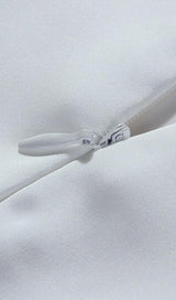 LONG SLEEVES V NECK MAXI DRESS IN WHITE Dresses styleofcb