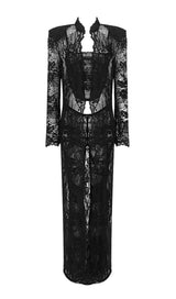 LACE STRAP TWO PIECE SET styleofcb XS BLACK