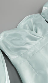 STRAPLESS LANTERN SLEEVE MINI DRESS Dresses styleofcb