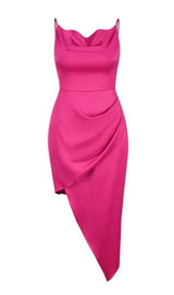 BANDAGE BACKLESS MIDI DRESS IN PINK Dresses styleofcb