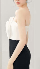 3D FLOWER STITCHING JUMPSUIT IN BLACK DRESS STYLE OF CB