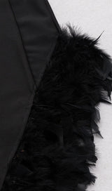 HALTER ONE SHOULDER MIDI DRESS IN BLACK Dresses styleofcb