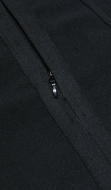 SEQUIN STRAPLESS MIDI DRESS IN BLACK Dresses styleofcb