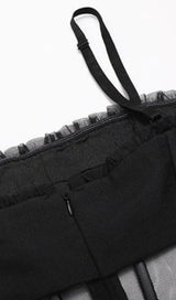 MESH MAXI DRESS IN BLACK Dresses styleofcb