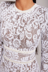 White Dark Nude Jumpsuit Jumpsuits styleofcb