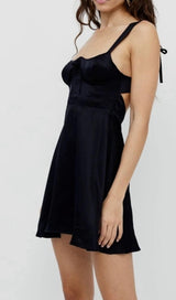 BANDAGE SLEEVELESS MINI DRESS IN BLACK styleofcb