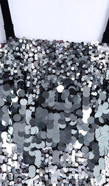 SEQUIN SHINY BANDAGE MINI DRESS Dresses styleofcb