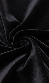 OFF THE SHOULDER MIDI DRESS IN BLACK Dresses styleofcb