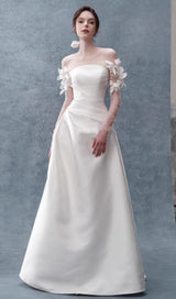 FLORAL 3D APPLIQUÉS SHEER BOLERO SLEEVES Dresses styleofcb