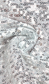 SEQUINN CUTOUT MAXI DRESS IN METALLIC DRESS styleofcb