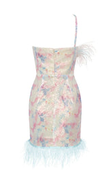 Feather Sequin Mini Dress styleofcb