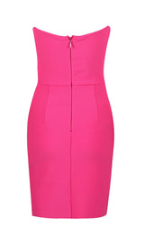 CUT OUT STRAP MINI DRESS IN PINK styleofcb