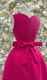 PINK BOWKNOT STRAPPY MIDI DRESS Oh CICI