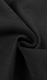 BANDAGE BACKLESS MIDI DRESS IN BLACK Dresses styleofcb