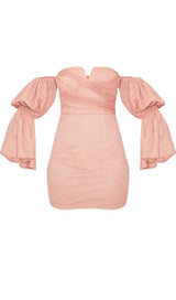 STRAPLESS MINI DRESS IN PINK Dresses styleofcb