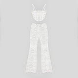 LACE STRAP TWO PIECE SET styleofcb