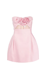STRAPLESS CUTOUT MINI DRESS Dresses styleofcbdress