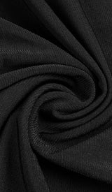 3D FLOWER-EMBELLISHED JUMPSUIT IN BLACK styleofcb