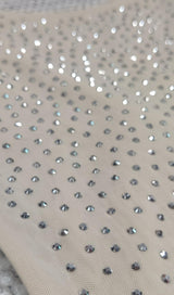 SEQUIN BODYCON MAXI DRESS IN WHITE Dresses styleofcb