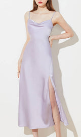 BANDAGE STRAP MIDI DRESS IN PURPLE Dresses styleofcb